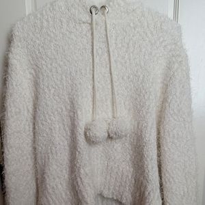 A White Fluffy Sweater